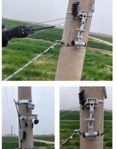 Tangential Suspension Clamp Line Hardware, Aluminum Alloy Fitting for ADSS Optical Cable 详情图1